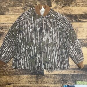 Walls Camo Jacket Mens X Large Tall Mossy Oak Full‎ Zip Outerwear